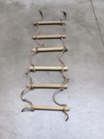 Touwladder met 6 sporten diam. 3,5x40 cm lengte 220 cm pp-touw Hermic - Hermic - thumbnail