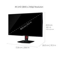 Viewsonic XG3220 Gaming-monitor, 80 cm (32 inch), 4 K, VA-paneel, HDR, 5 ms, FreeSync, HDMI, DP, USB 3.0, 2 x 5 watt-luidsprekers, zwart - thumbnail