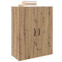 Hangkast artisanaal eikenkleurig 69.5 x 34 x 90 cm Bewerkt hout - thumbnail
