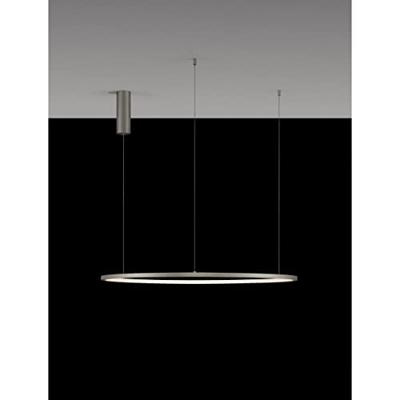 Lyora Ronde hanglampTarquin zilvergrijs Ø 80cm - 9345607