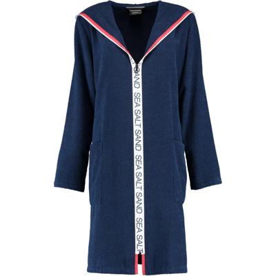 Cawö Cawö Dames Badjas 3101 Navy L
