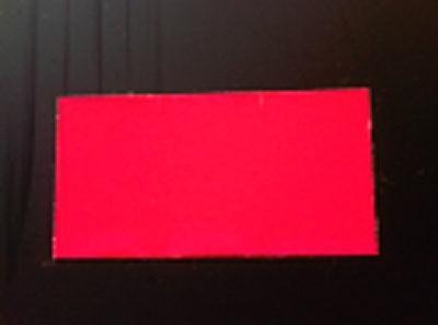 Etiket 3719 fluor rood permanent 25.000