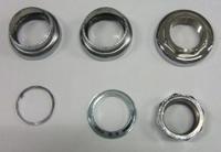 Gazelle balhoofdstel chroom impala 1" - thumbnail