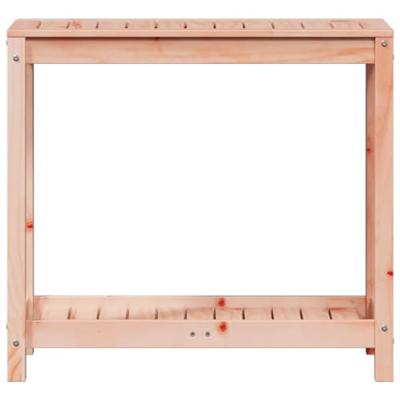 VidaXL Oppottafel met schap 82,5x35x75 cm massief douglashout - thumbnail