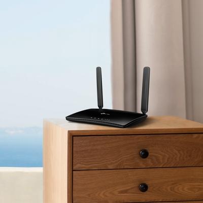 TP-LINK TL-MR150 draadloze router Fast Ethernet Single-band (2.4 GHz) 4G Zwart