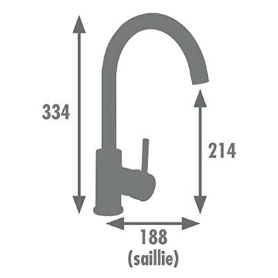ROUSSEAU Keukenmengkraan Køben - Zonder douche - Geweerloop ROUSSEAU Keukenmengkraan Køben - Zonder douche - Geweerloop