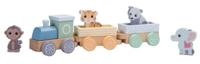 Joueco houten trein wilde dieren - thumbnail