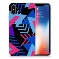 Apple iPhone X | Xs | TPU Hoesje | Funky Triangle - thumbnail