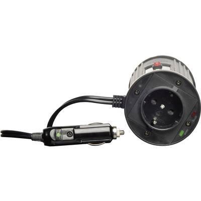 VOLTCRAFT MSW 150-24-G Converter 150 W 24 V/DC - 230 V/AC Gemodificeerde sinusvorm, Past in bekerhouder VOLTCRAFT MSW 150-24-G Converter 150 W 24 V/DC - 230 V/AC Gemodificeerde sinusvorm, Past in bekerhouder