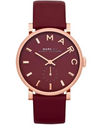 Horlogeband Marc by Marc Jacobs MBM1267 Leder Bordeaux 18mm Horlogeband Marc by Marc Jacobs MBM1267 Leder Bordeaux 18mm