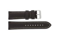 Horlogeband Universeel I038-XL Leder Bruin 24mm - thumbnail