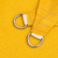 Zonnezeil 160 g/m rechthoekig 5x6 m HDPE geel - thumbnail