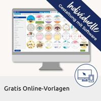 Rugetiket Avery breed 61x192mm zelfklevend geel 100 vel - thumbnail