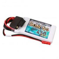 GensAce G-Tech Soaring Lipo 30c 11,1 volt 450mah met JST Stekker - thumbnail