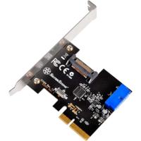 Silverstone ECU04-E interfacekaart/-adapter Intern USB 3.2 Gen 1 (3.1 Gen 1) - thumbnail