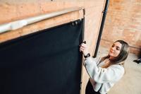 Manfrotto EzyFrame achtergrond 2 x 2,3m zwart - thumbnail