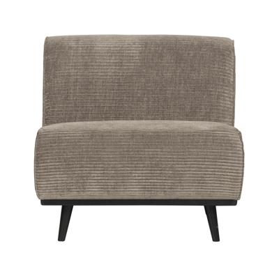 WOOOD Bank 'Statement' 1-zits Element, Rib, kleur Clay