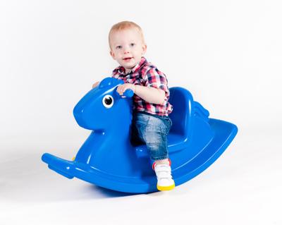 Little Tikes hobbelpaard blauw
