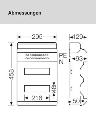 Hensel 6100226 KV 2524 Distributiekast Aantal groepen: 24 Inhoud: 1 stuk(s)