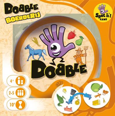 Asmodee dobble boerderij kaartspel