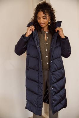 Studio Anneloes Tyler Long Puffer 12835 Winterjassen 6900 Dark Blue
