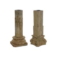 Decoratieve figuren Home ESPRIT Bruin Kolom 30 x 30 x 75 cm - thumbnail