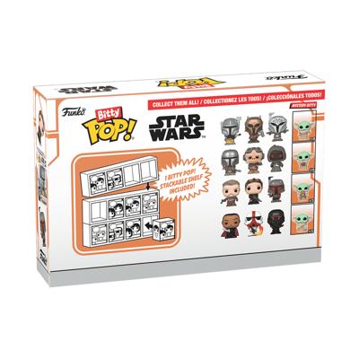 Star Wars: The Mandalorian Funko Bitty Pop! 4-Pack: Cobb Vanth / Fennec Shand / Boba Fett
