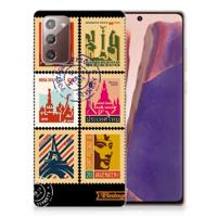 Samsung Note 20 | Silliconen Back Cover | Postzegels - thumbnail