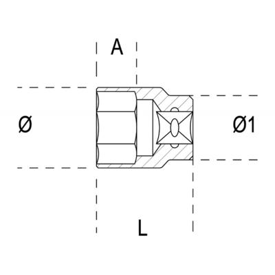 Beta 920U 15 Gearlock dopsleutels | 1/2" aandijfvierkant | verchroomd - 009201715 009201715