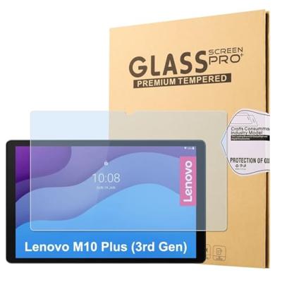 Lunso - Lenovo Tab M10 Plus Gen 3 Beschermglas (3e generatie) - Full cover Screenprotector