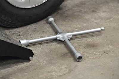 Versterkte kruissleutel - PRECISION STEEL - Doppen 17, 19, 21 mm