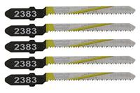 Wolfcraft Decoupeerzaagblad | HCS | L=75mm | T-Schaft | 5 stuks - 2393000 - thumbnail