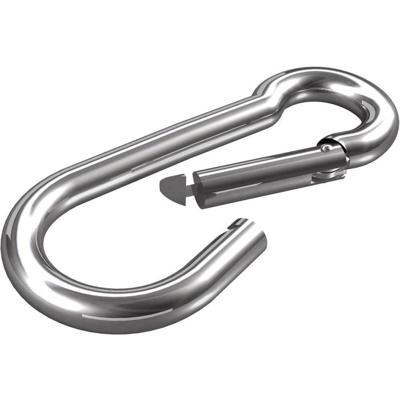 dörner + helmer 4915034 Karabijnhaak roestvrij staal A2 4 mm x 40 mm 20 stuk(s) dörner + helmer 4915034 Karabijnhaak roestvrij staal A2 4 mm x 40 mm 20 stuk(s)