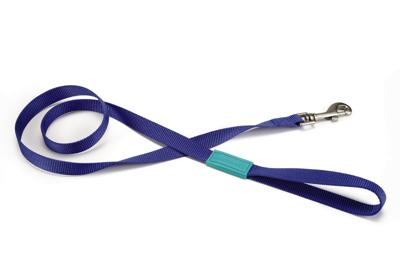 Hondenriem Uni 120cm x 20mm blauw