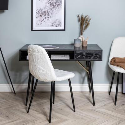 Nohr Bureau 'Frisco' 110 x 60cm, kleur Zwart Nohr Bureau 'Frisco' 110 x 60cm, kleur Zwart