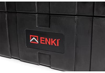 ENKI AMG-2 Electric Bass Guitar Case reiskoffer voor twee elektrische basgitaren - thumbnail