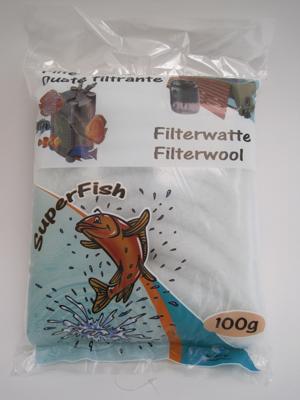 Witte filterwatten 100 gram Superfish - Superfish