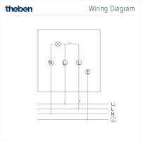 Theben 1020801 Bewegingsmelder Zwart - thumbnail