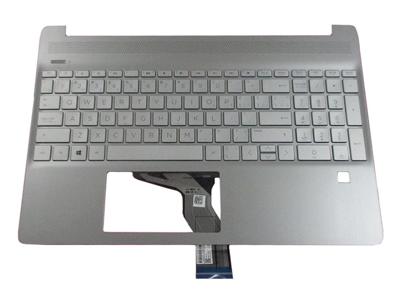 HP Laptop Toetsenbord Qwerty US + Top Cover - Zilver