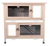 TRIXIE NATURA KONIJNENHOK MET ISOLATIE GRIJS 116X65X113 CM - thumbnail