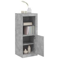 Dressoir met LED-verlichting 41x37x100 cm betongrijs - thumbnail