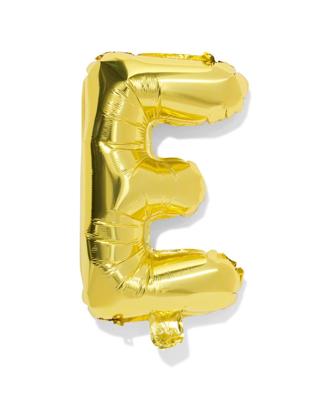 HEMA Folieballon letter E 30cm goud (goud)