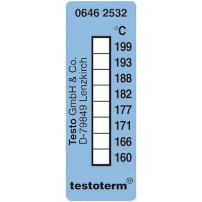 testo testoterm Temperatuurmeetstrip 116 tot 154 °C Inhoud10 stuk(s)