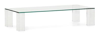 Kave Home Salontafel 'Adularia' Glas, 140 x 60cm, kleur Transparant