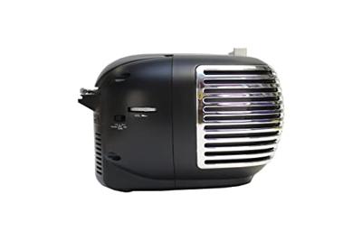 GPO Retro PCD299BLA Boombox CD, radio en cassette zwart / zilver