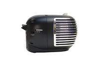 GPO Retro PCD299BLA Boombox CD, radio en cassette zwart / zilver - thumbnail