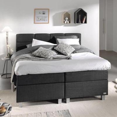 Dreamhouse - Gustavo Comfort Boxspring - Antraciet - 140 x 200 / zonder montage