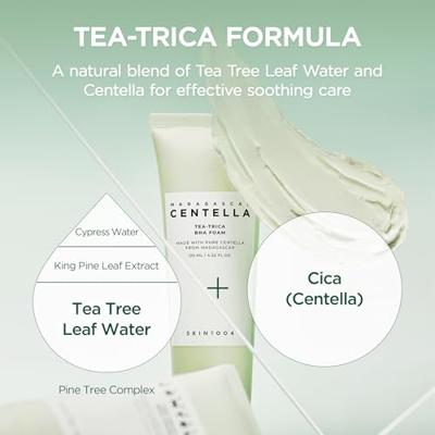 SKIN1004 Madagascar Centella Tea-Trica BHA Foam 125ml