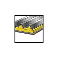 Promat/Tecwerk Decoupeerzaagblad | totale lengte 132 mm | tandverdeling 1 mm | BIM | 5 stuks / kaart - 4000814665 - thumbnail