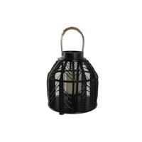 Kaarshouder Home ESPRIT Zwart Metaal 26,5 x 26,5 x 28 cm - thumbnail